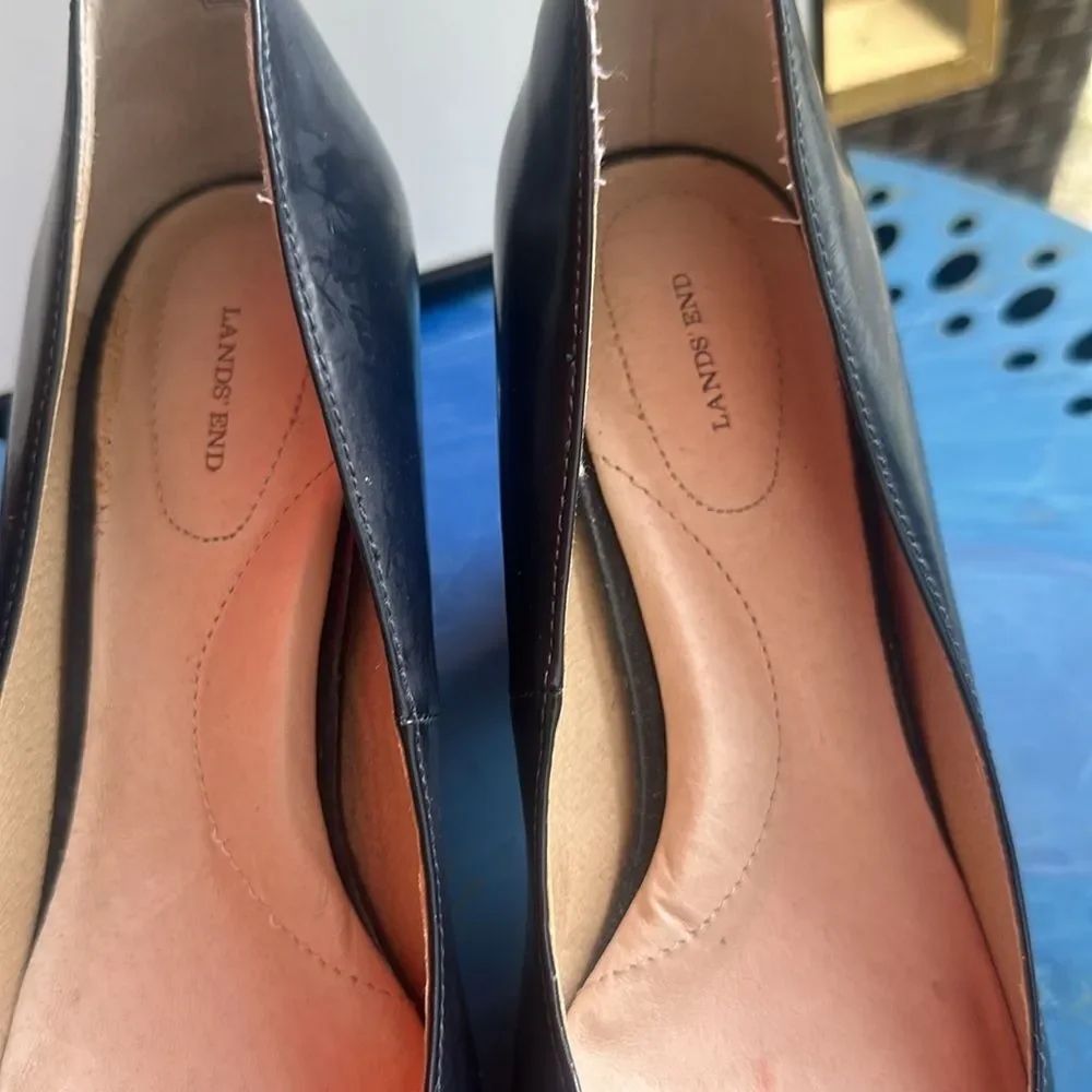 Lands End heels size 7